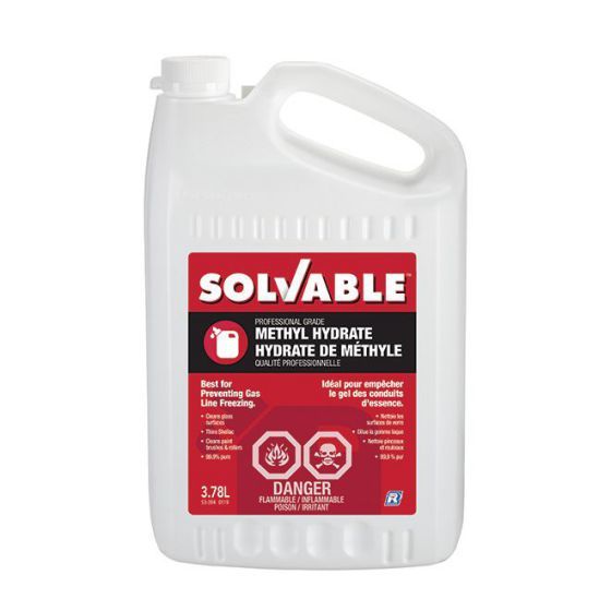 SOLVABLE PRO - Hydrate de méthyle, 3,78 L